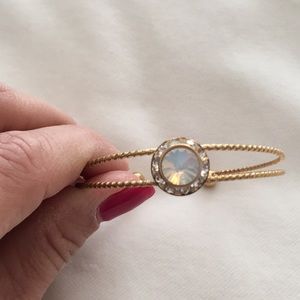 Jeweled cuff bracelet